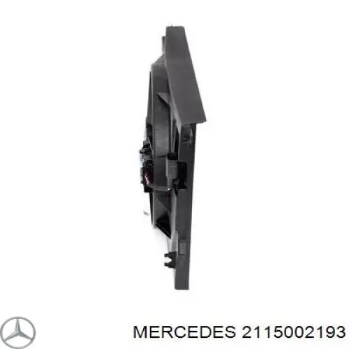 Do koszyka 2115002193 Mercedes Dyfuzor chłodnicy, w komplecie z silnikiem i wirnikiem