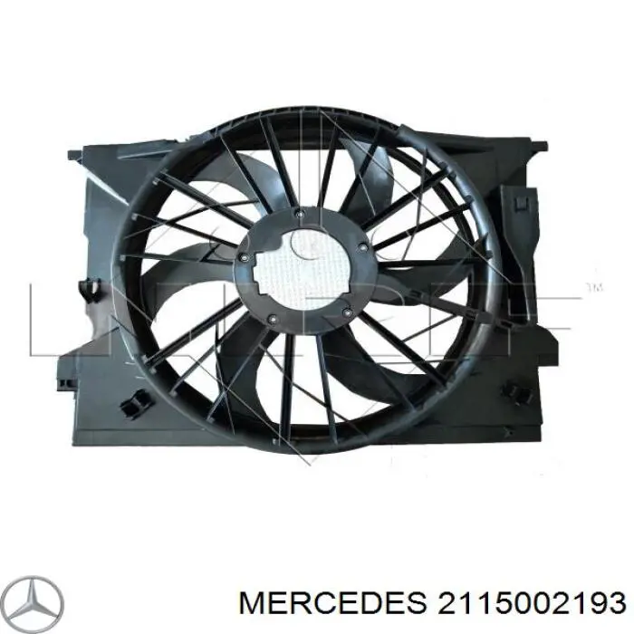 Dyfuzor chłodnicy, w komplecie z silnikiem i wirnikiem Mercedes 2115002193 cena, od 125,99 USD