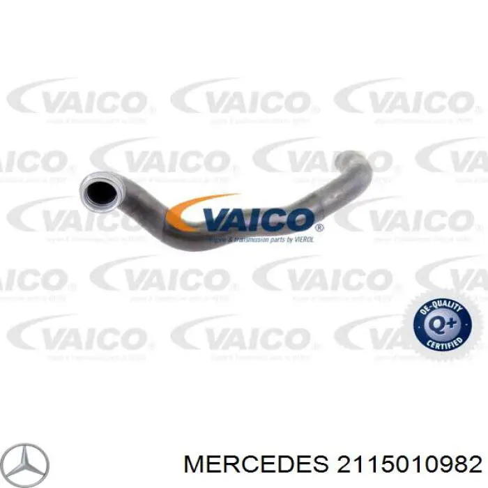Przewód (króciec) chłodnicy górny Mercedes 2115010982 cena, od 39,35 USD