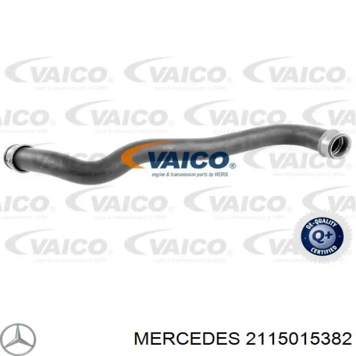 Przewód (króciec) chłodnicy górny Mercedes 2115015382 cena, od 28,26 USD