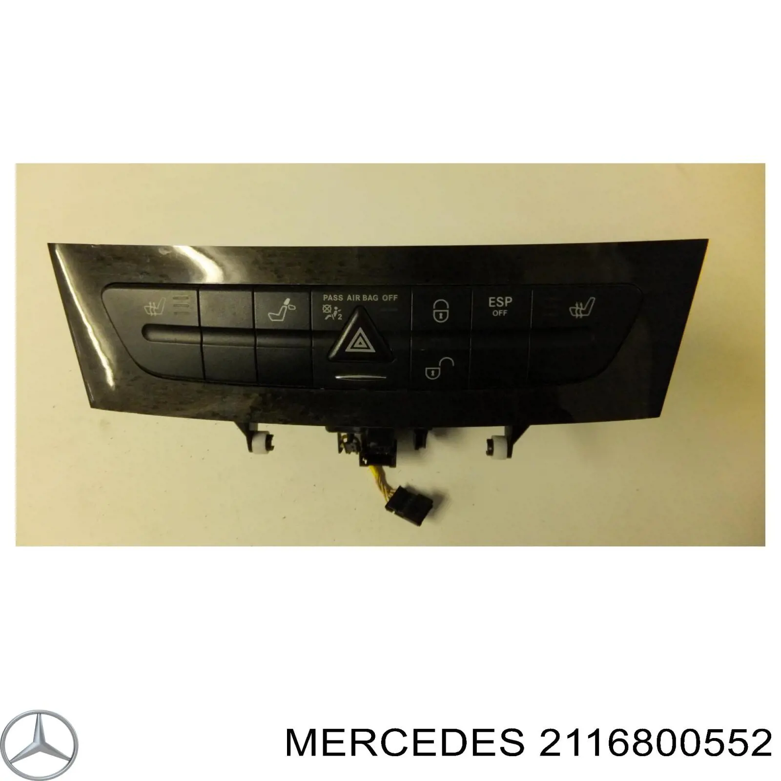Przycisk włączania światła awaryjnego Mercedes 2116800552 cena, od 49,37 USD