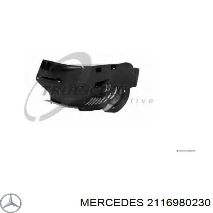 2116980230 Mercedes Nadkole błotnika przedniego prawe przednie