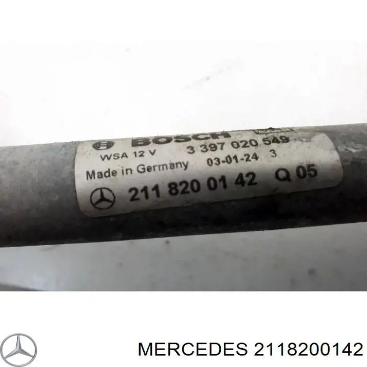 Mechanizm wycieraczek Mercedes 2118200142 cena, od 81,72 USD
