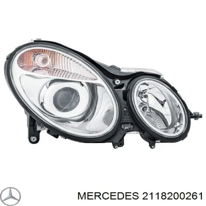 Reflektor prawy Mercedes 2118200261 cena, od 196,48 USD