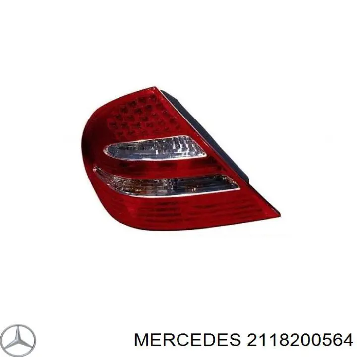 2118200564 Mercedes Lampa zespolona tylna lewa