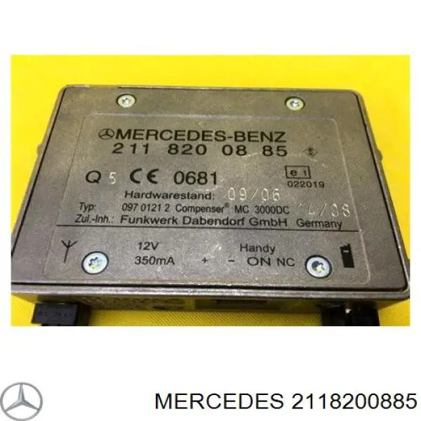 2118200885 Mercedes wzmacniacz sygnału anteny