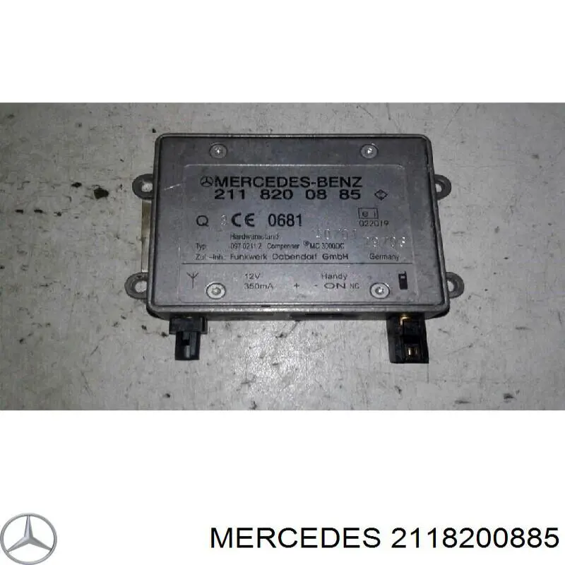 Do koszyka 2118200885 Mercedes Wzmacniacz sygnału anteny