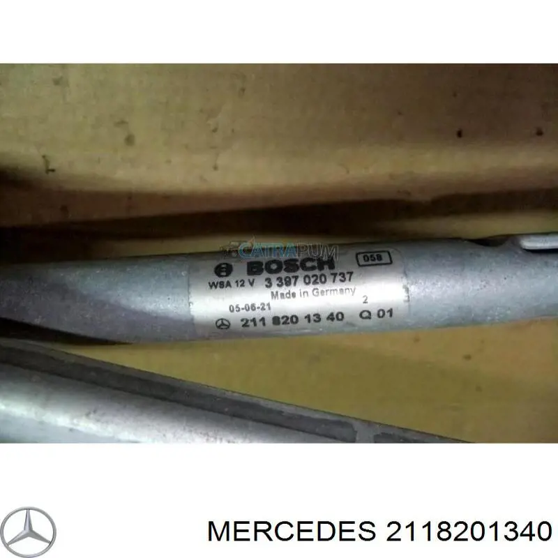 Mechanizm wycieraczek Mercedes 2118201340 cena, od 80,02 USD
