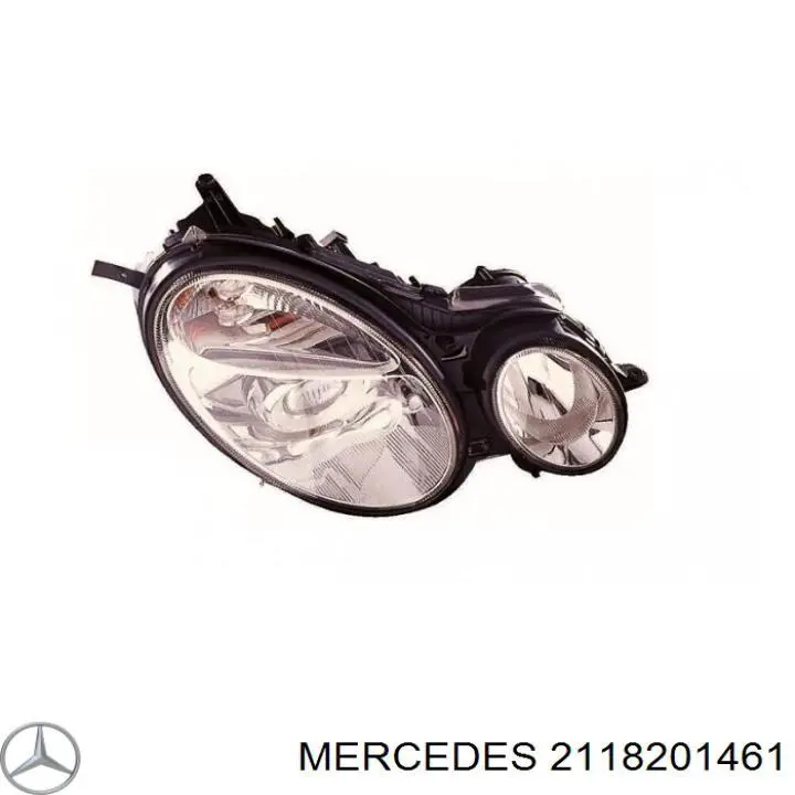 2118201461 Mercedes Reflektor prawy