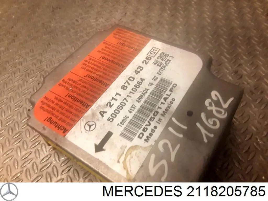 Sterownik poduszki bezpieczeństwa Mercedes 2118205785 cena, od 56,18 USD