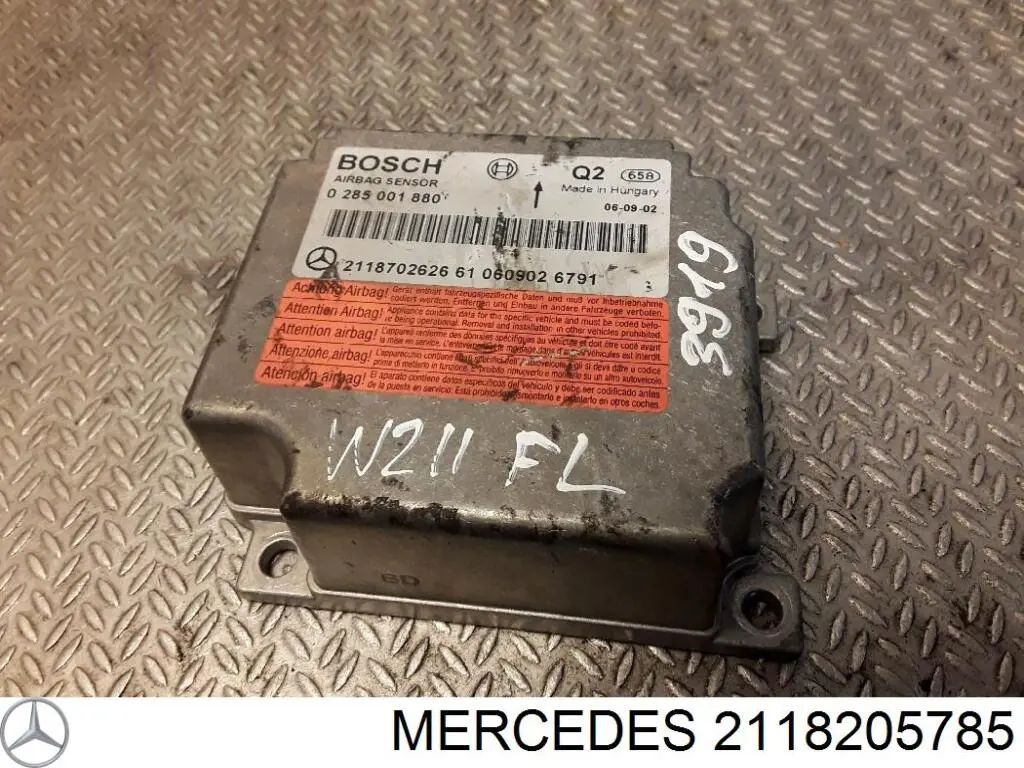 Do koszyka 2118205785 Mercedes Sterownik poduszki bezpieczeństwa