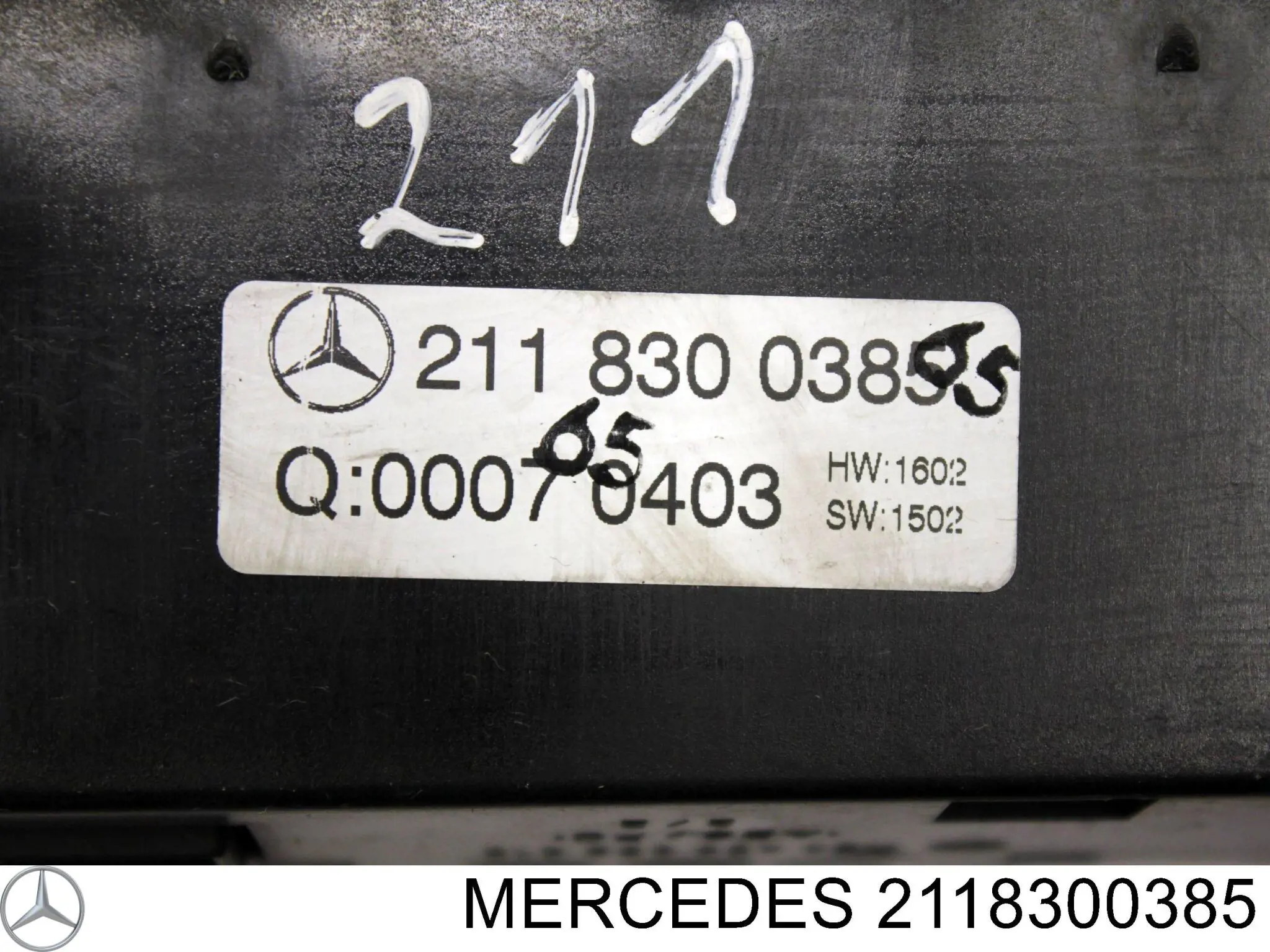 Sterownik trybów ogrzewania/klimatyzacji Mercedes E sedana (W211) (2002 - 2008) cena, od 53,03 USD