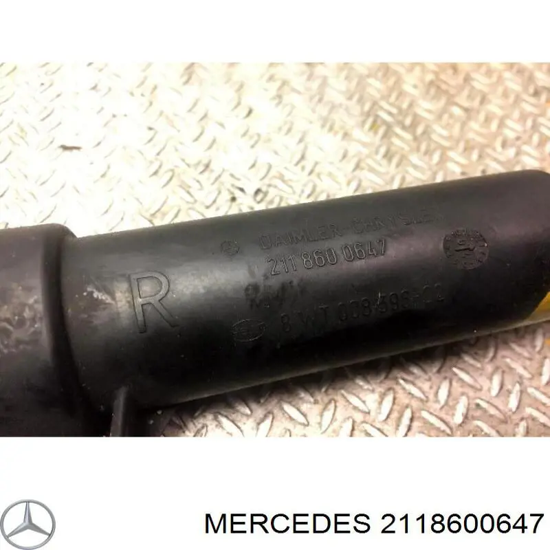 Do koszyka 2118600647 Mercedes Dysza spryskiwacza reflektora przedniego prawego