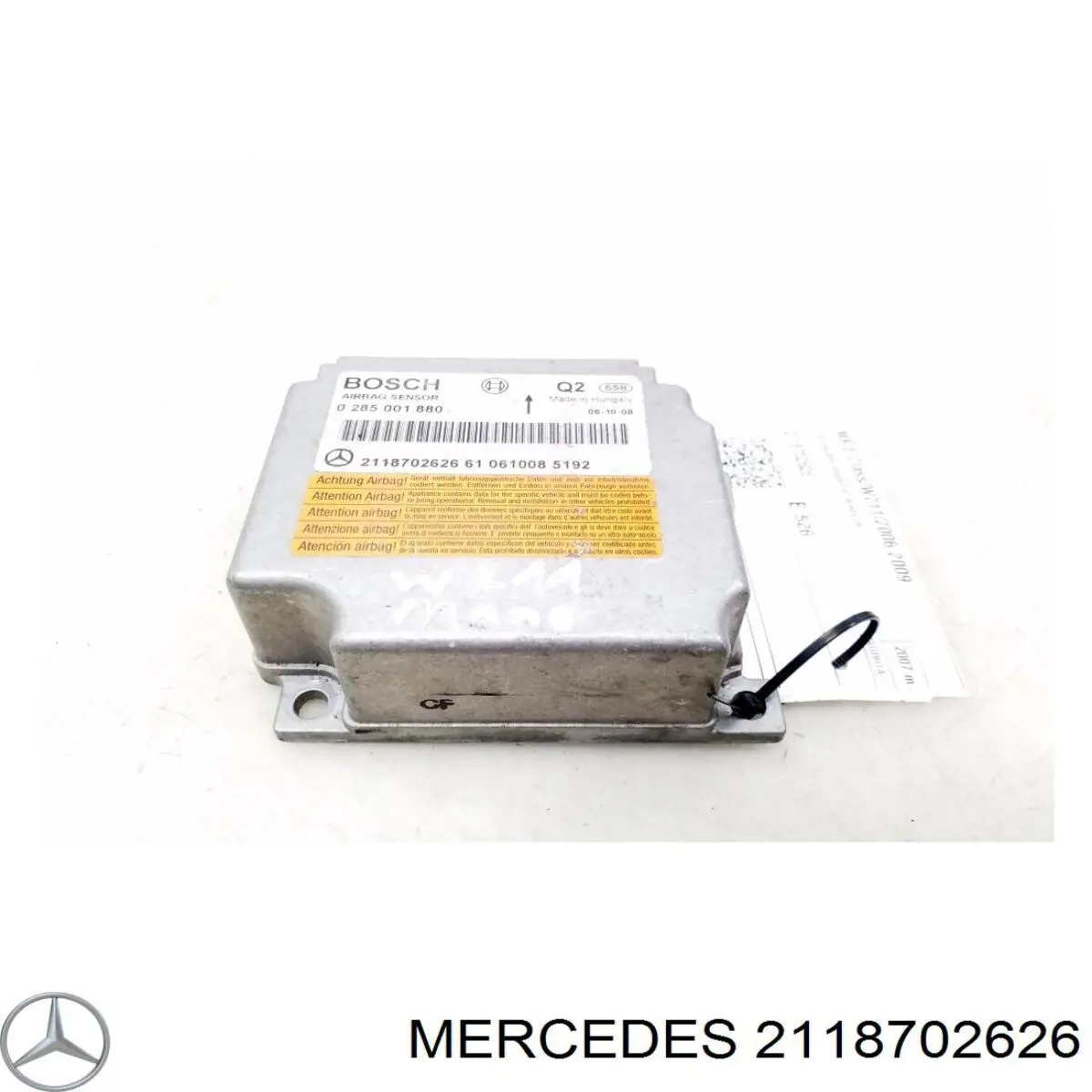 2118702626 Mercedes Sterownik poduszki bezpieczeństwa