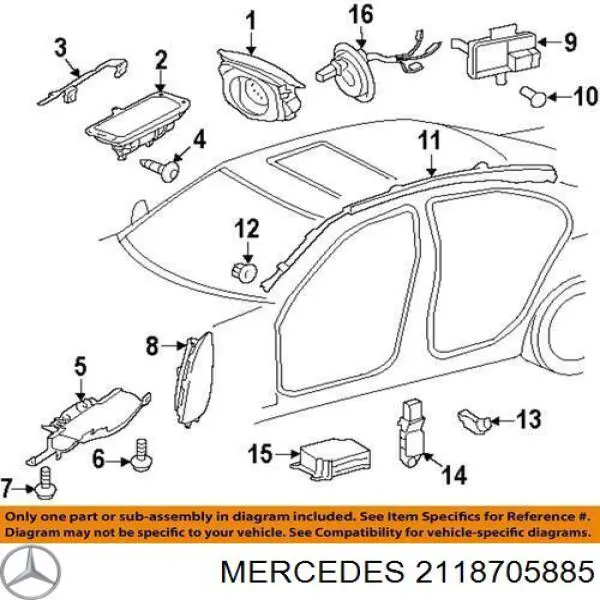 Sterownik poduszki bezpieczeństwa Mercedes 0028202926 cena, od 93,64 USD