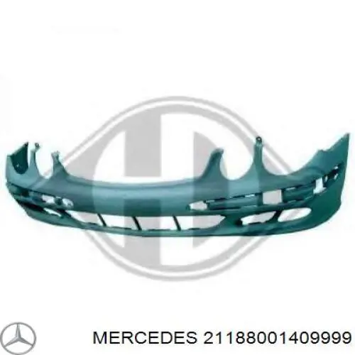 Zderzak przedni Mercedes 21188001409999 cena, od 95,90 USD
