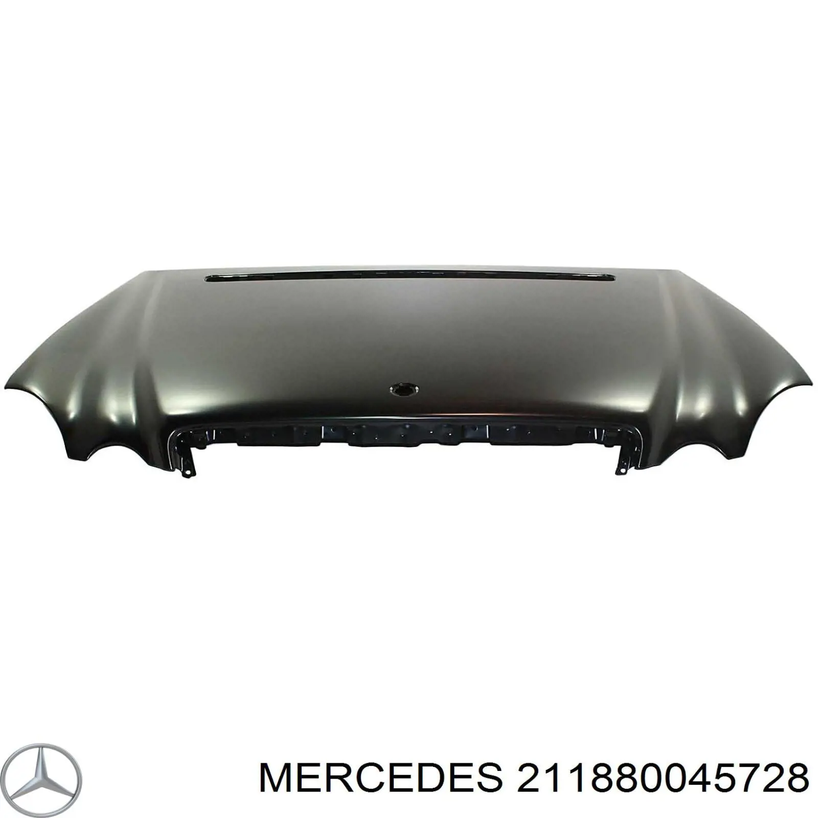 Do koszyka 211880045728 Mercedes Maska silnika