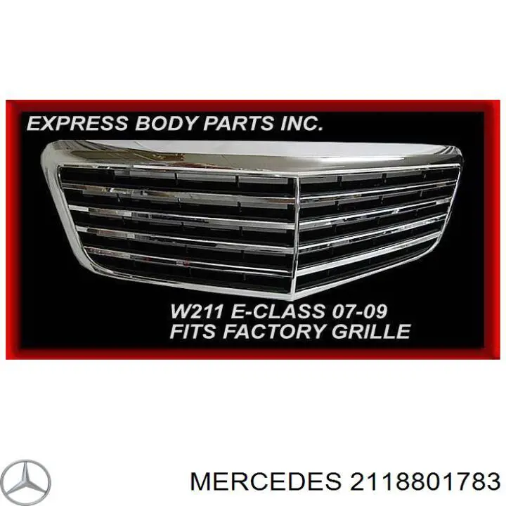 Atrapa chłodnicy Mercedes 2118801783 cena, od 129,54 USD