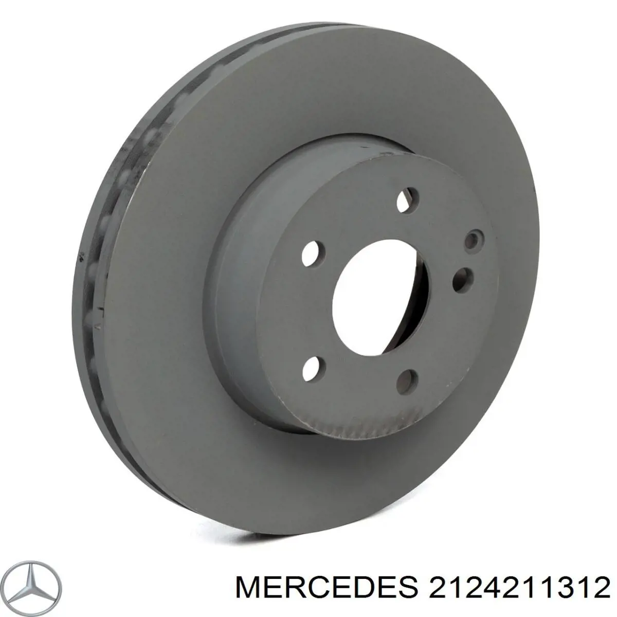 2124211312 Mercedes Tarcza hamulcowa przednia