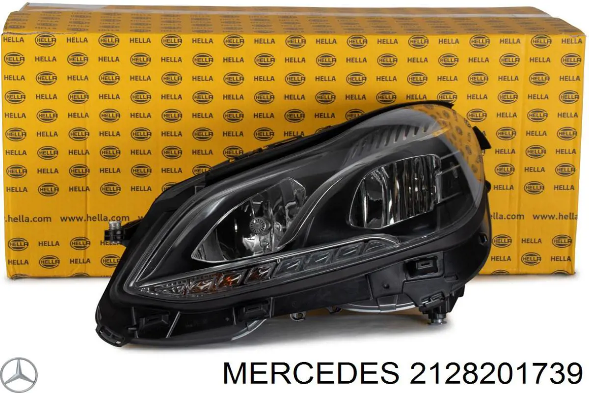 2128201739 Mercedes Reflektor lewy