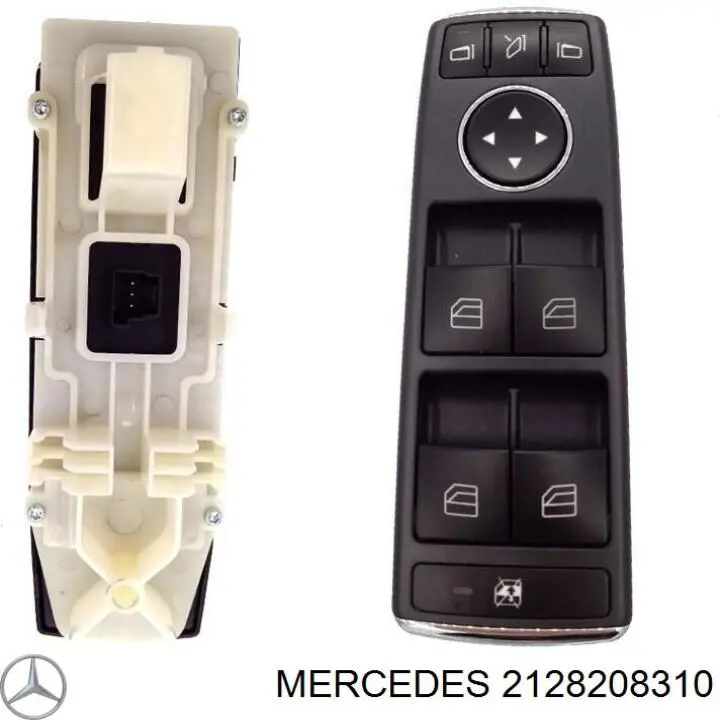 Panel przyciskowy sterowania podnośnikiem szyby przedni lewy Mercedes 2128208310 cena, od 4,87 USD