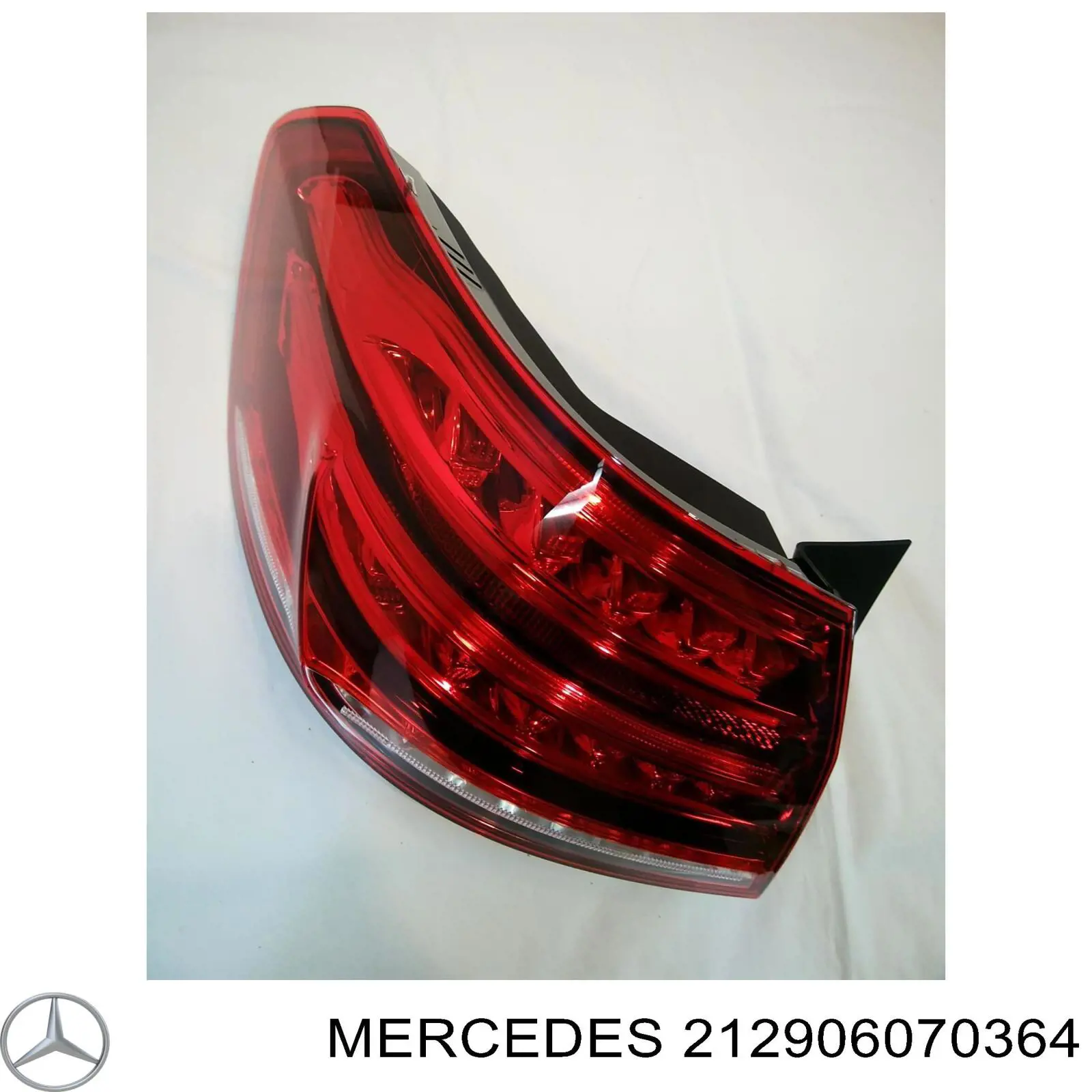 212906070364 Mercedes Lampa zespolona tylna lewa zewnętrzna