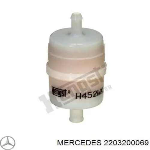 Filtr powietrza sprężarki zawieszenia pneumatycznego Mercedes 2203200069 cena, od 14,85 USD