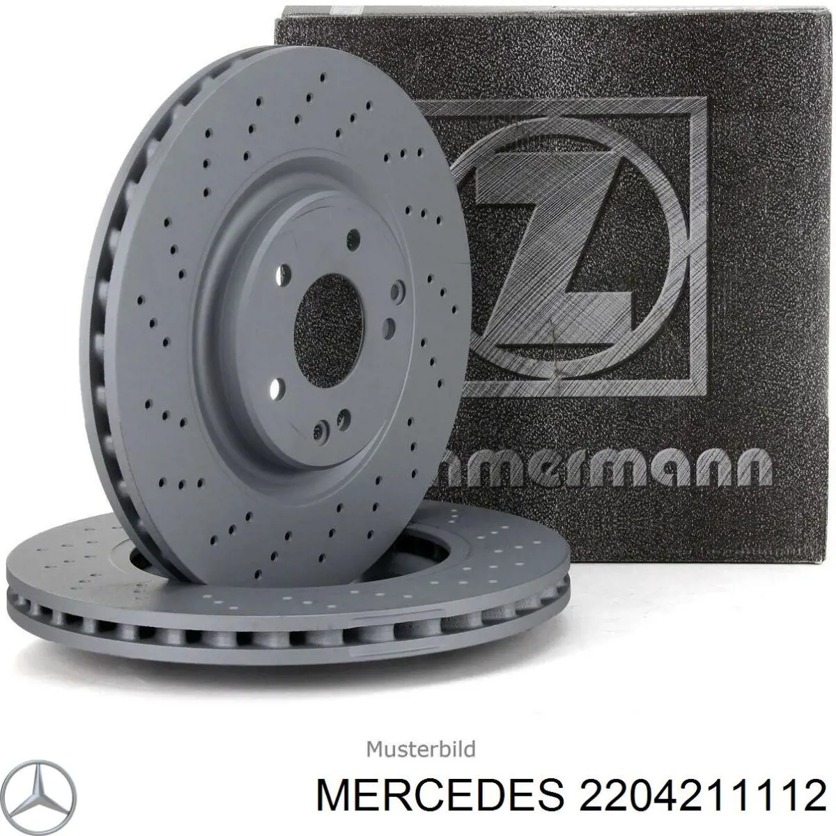 Do koszyka 2204211112 Mercedes Tarcza hamulcowa przednia