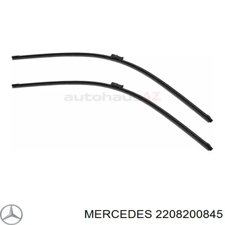 A2208200845 Mercedes Pióro wycieraczki szyby przedniej, zestaw (2 szt.)