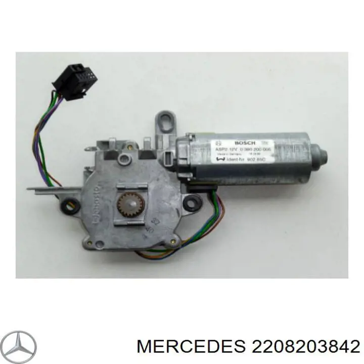 A2208203842 Mercedes Silniczek szyberdachu