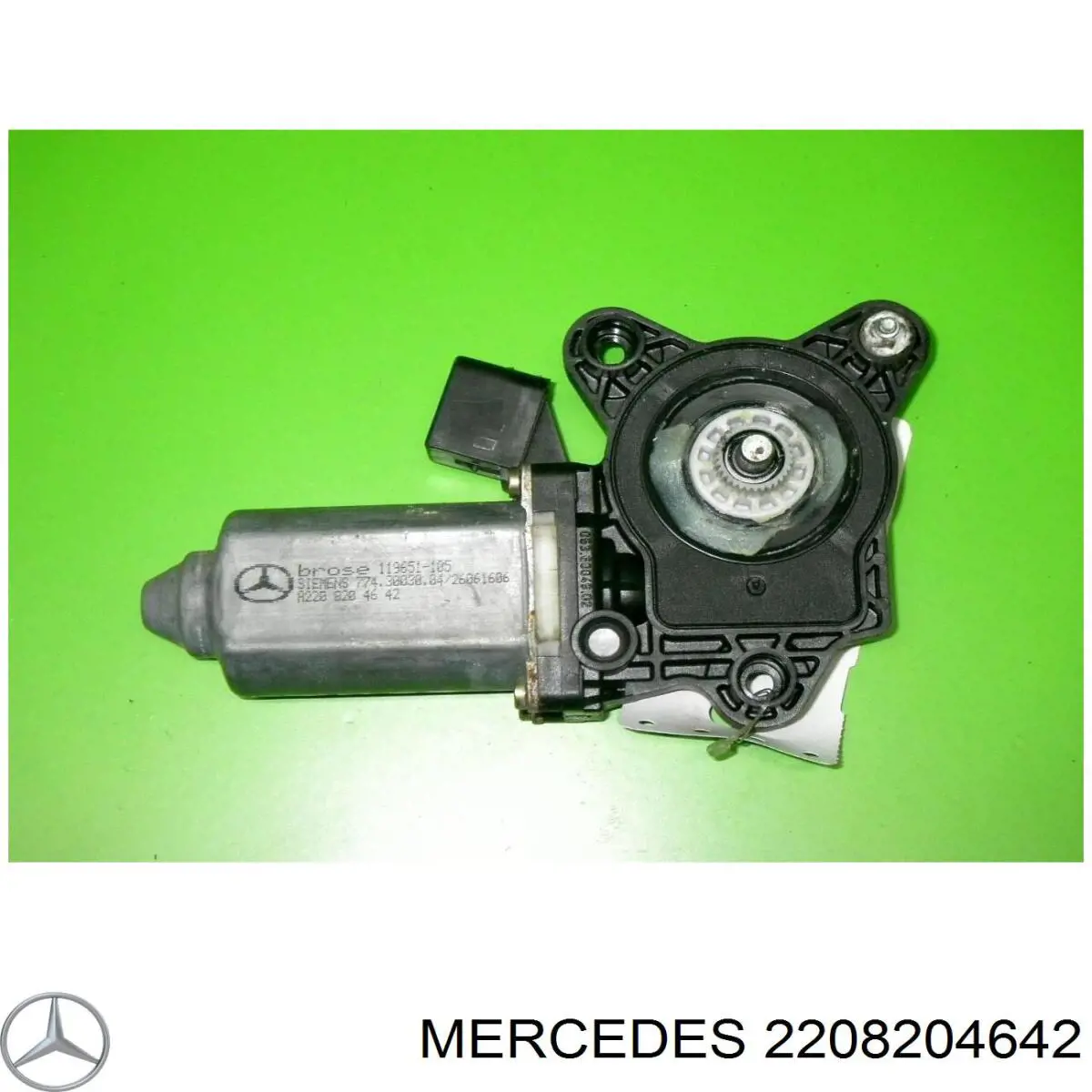 2208205442 Mercedes Silniczek podnośnika szyby drzwi przednich prawych