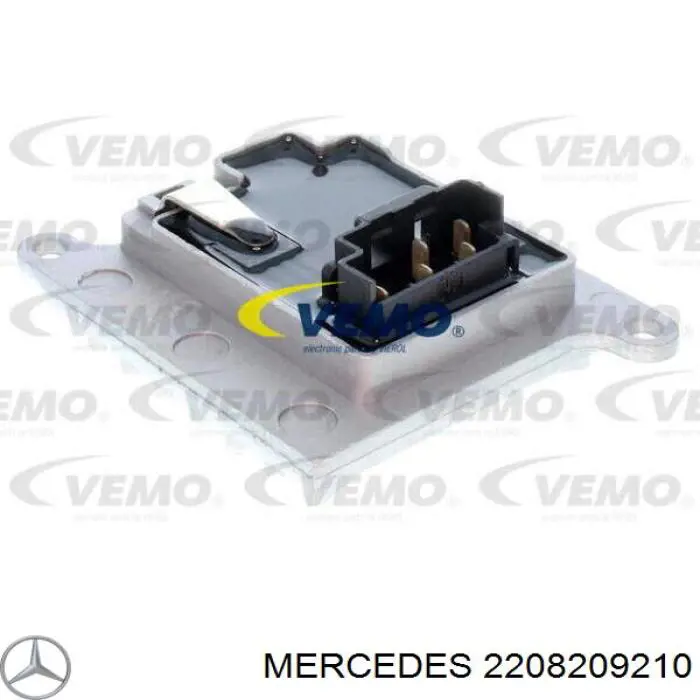 Rezystor wentylatora nagrzewnicy (ogrzewacza kabiny) Mercedes 2208209210 cena, od 41,38 USD