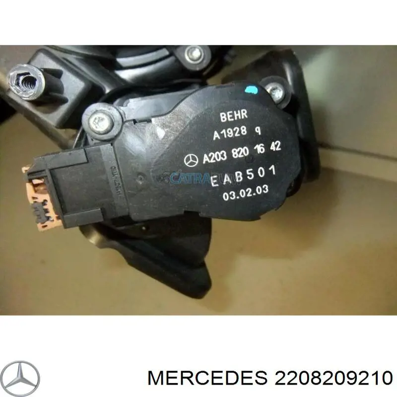 Rezystor wentylatora nagrzewnicy (ogrzewacza kabiny) Mercedes 2208209210 cena, od 44,27 USD