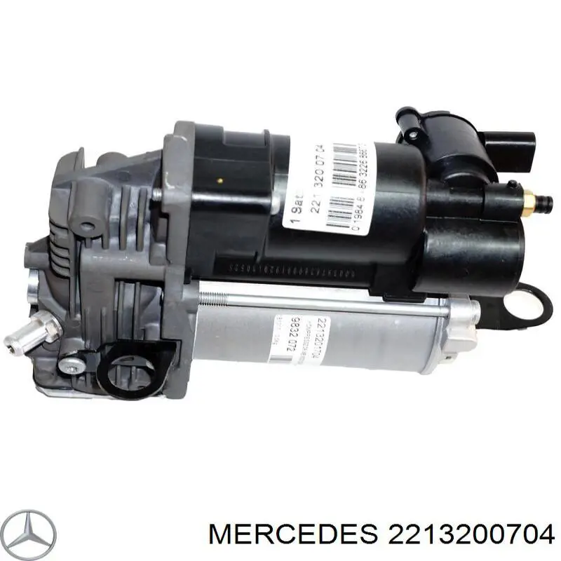 Kompresor zawieszenia pneumatycznego Mercedes 2213200704 cena, od 300,73 USD