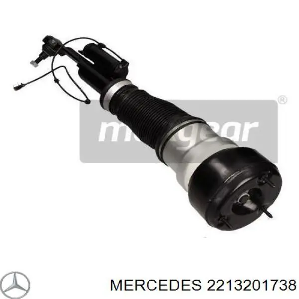 Amortyzator przedni lewy Mercedes 2213201738 cena, od 540,35 USD