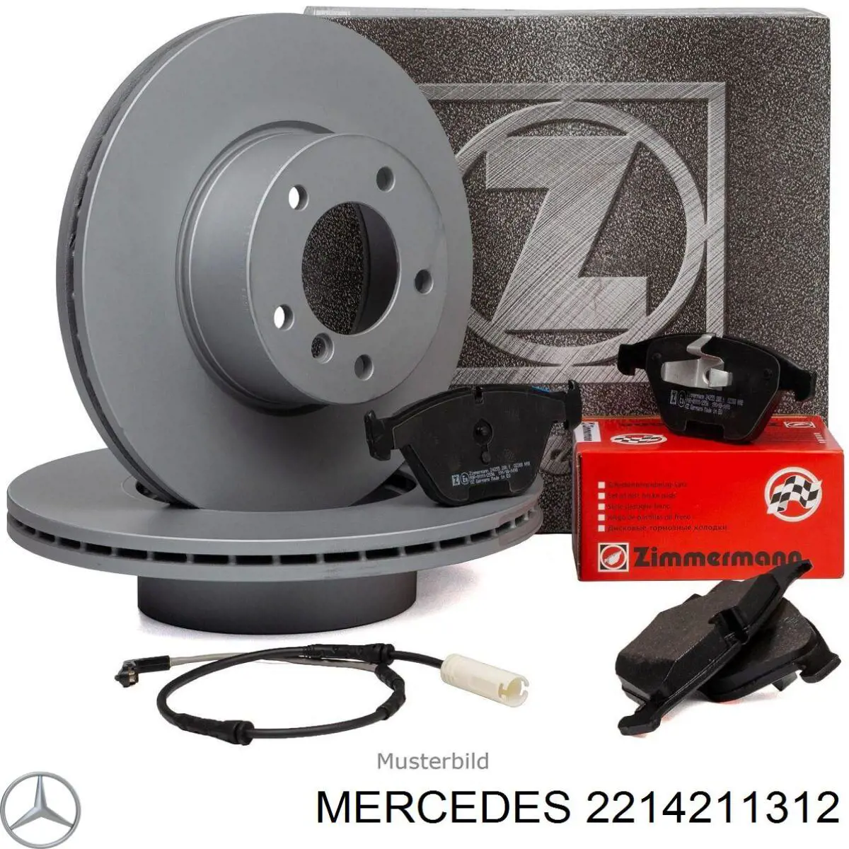 Do koszyka 2214211312 Mercedes Tarcza hamulcowa przednia