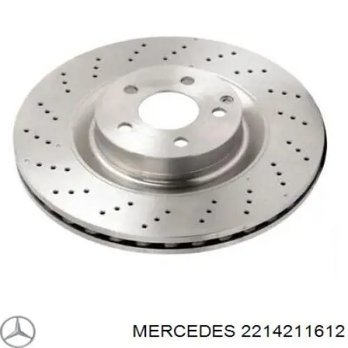 2214211612 Mercedes tarcza hamulcowa przednia