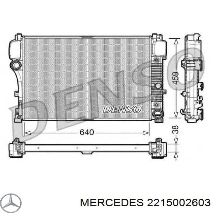 Chłodnica silnika Mercedes 2215002603 cena, od 597,78 zł