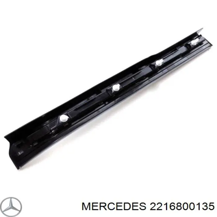 A22168001359051 Mercedes Nakładka na próg drzwi wewnętrzna przednia lewa