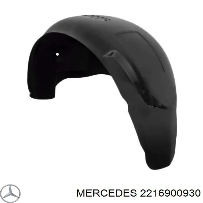 Nadkole błotnika przedniego lewe Mercedes 2216900930 cena, od 66,14 USD