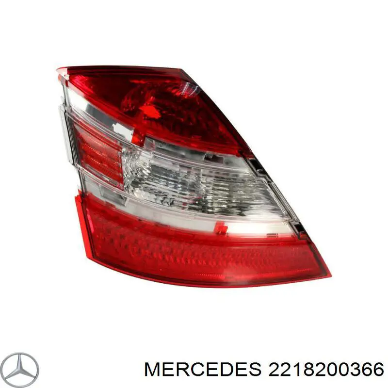 2218200366 Mercedes Lampa zespolona tylna lewa