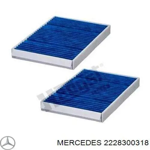 Filtr kabiny Mercedes 2228300318 cena, od 27,64 USD