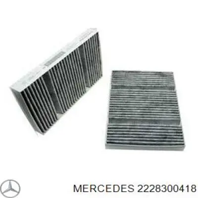 Filtr kabiny Mercedes 2228300418 cena, od 31,37 USD