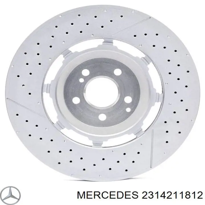 Tarcza hamulcowa przednia Mercedes 2314211812 cena, od 1301,56 USD