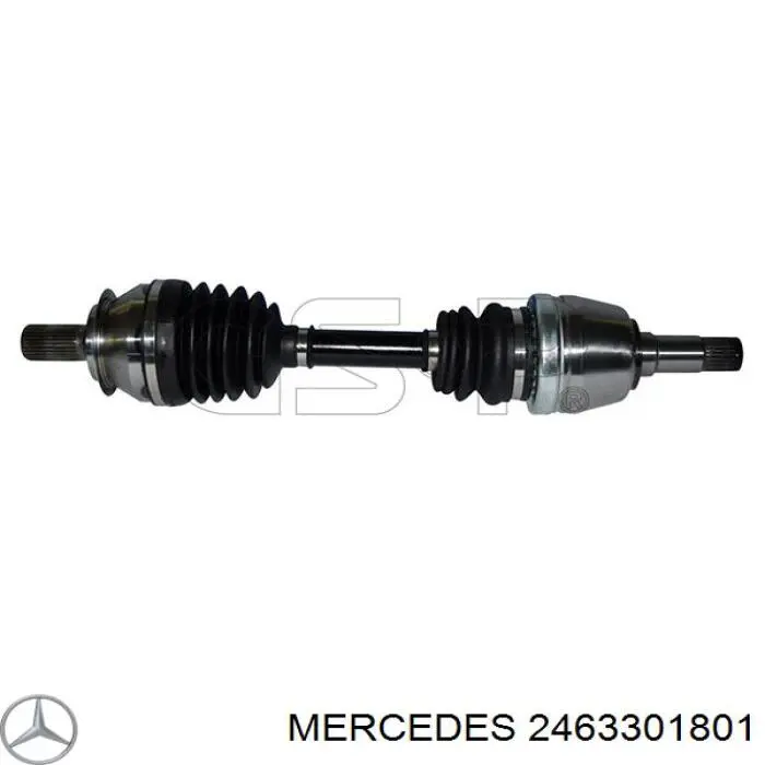 Półoś napędowa przednia lewa Mercedes 2463301801 cena, od 292,36 USD