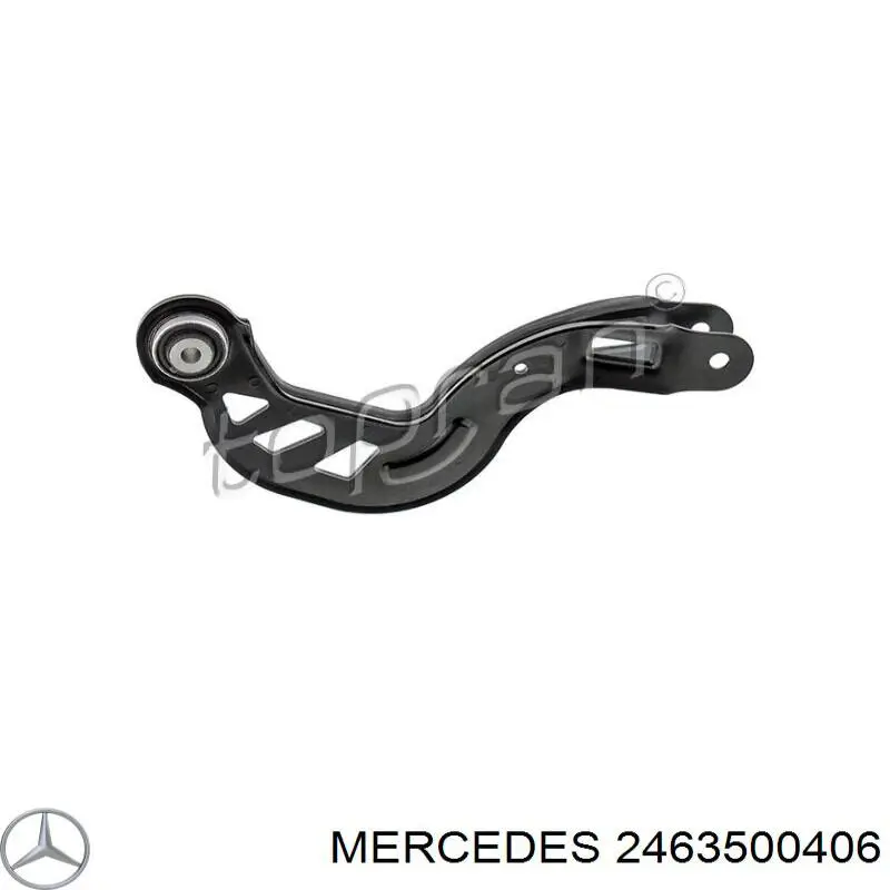 2463500406 Mercedes Wahacz (drążek) zawieszenia tylnego podłużny dolny lewy