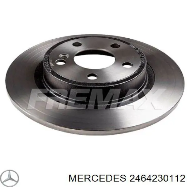 Do koszyka 2464230112 Mercedes Tarcza hamulcowa tylna