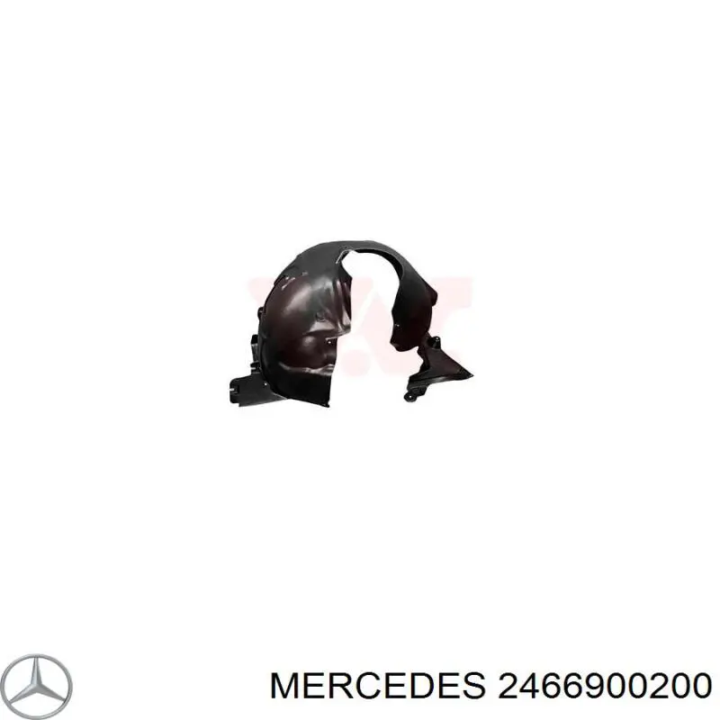 2466900200 Mercedes Nadkole błotnika przedniego prawe