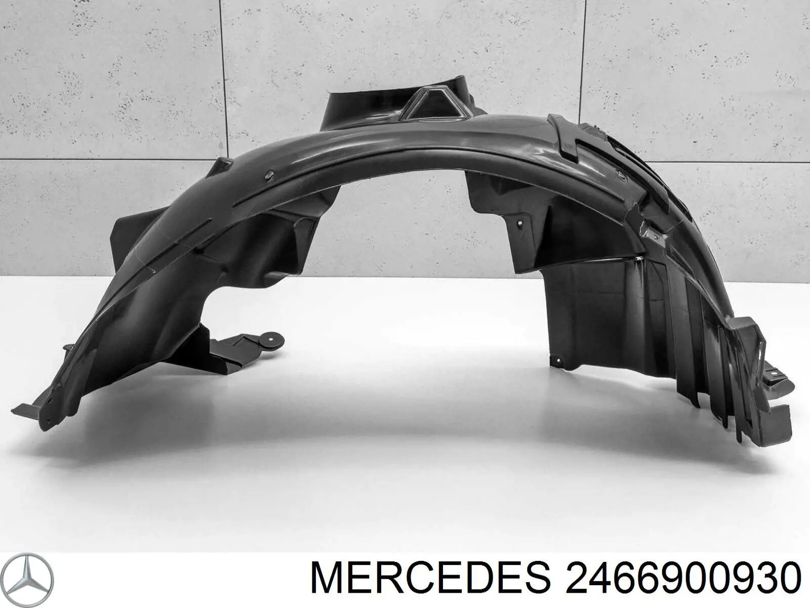 Do koszyka A2466900930 Mercedes Nadkole błotnika przedniego prawe