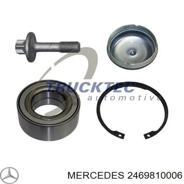 Łożysko piasty przedniej Mercedes 2469810006 cena, od 28,52 USD